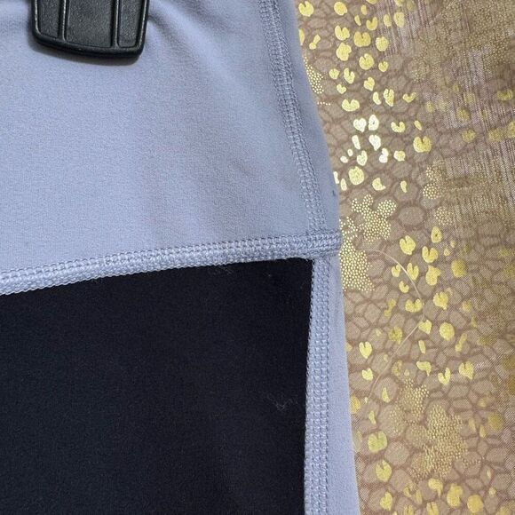 Free People Movement Sail Away Lilac Black Soft Stretchy Leggings Small NWOT - Picture 4 of 10